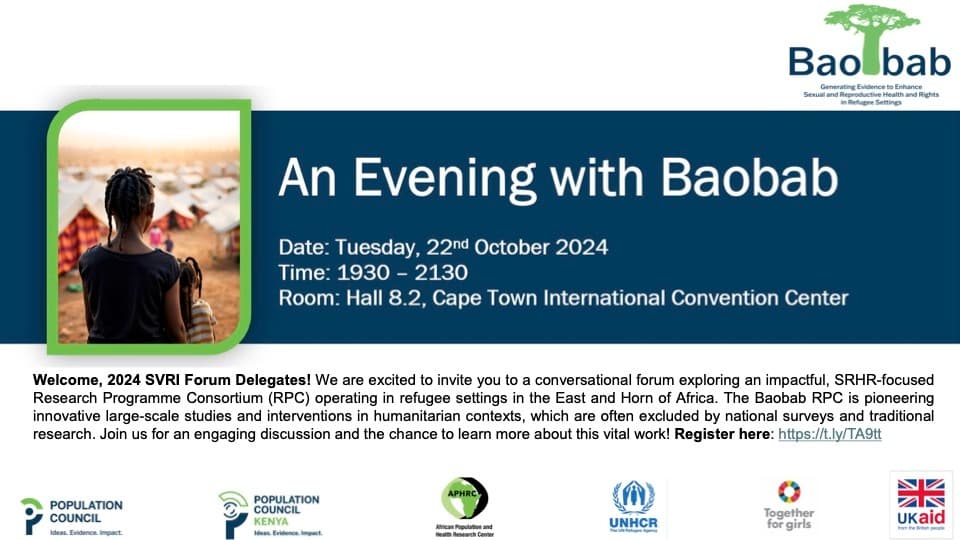 BAOBAB SVRI Satellite Event Invitation