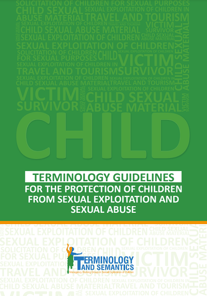 Terminology guidelines for the protection of children from sexual exploitation and abuse cover